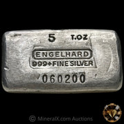 5oz Engelhard 0-Leading 7th Series Vintage Silver Bar