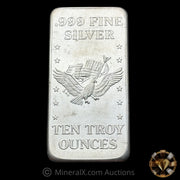 10oz US Assay Office Strategic Stockpile Vintage Silver Bar