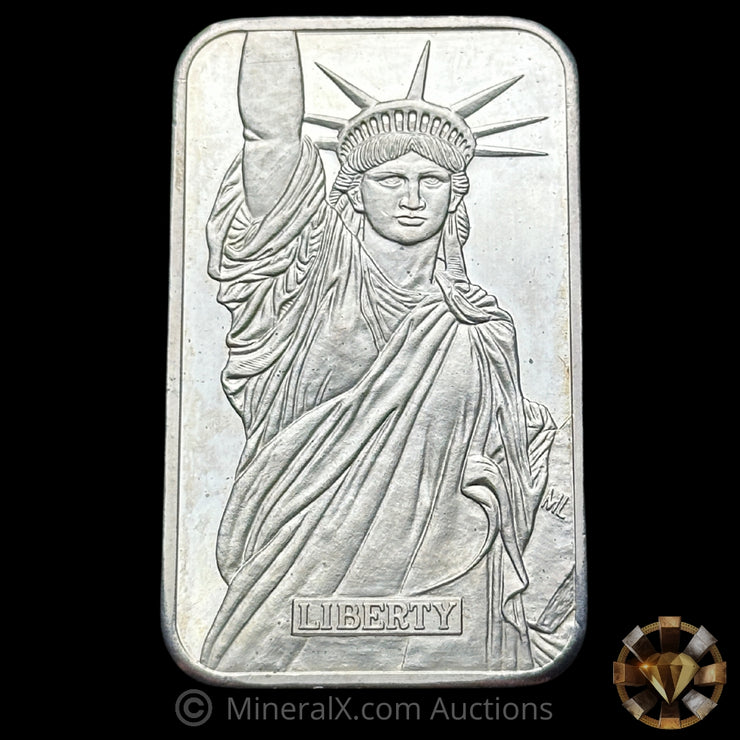 5oz Engelhard Liberty Trade Silver Vintage Silver Bar