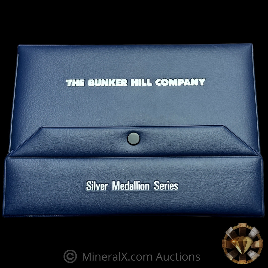 x5 1oz The Bunker Hill Company Silver Medallion Series