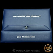 x5 1oz The Bunker Hill Company Silver Medallion Series Vintage Silver Coins With All Original Booklet & Paper