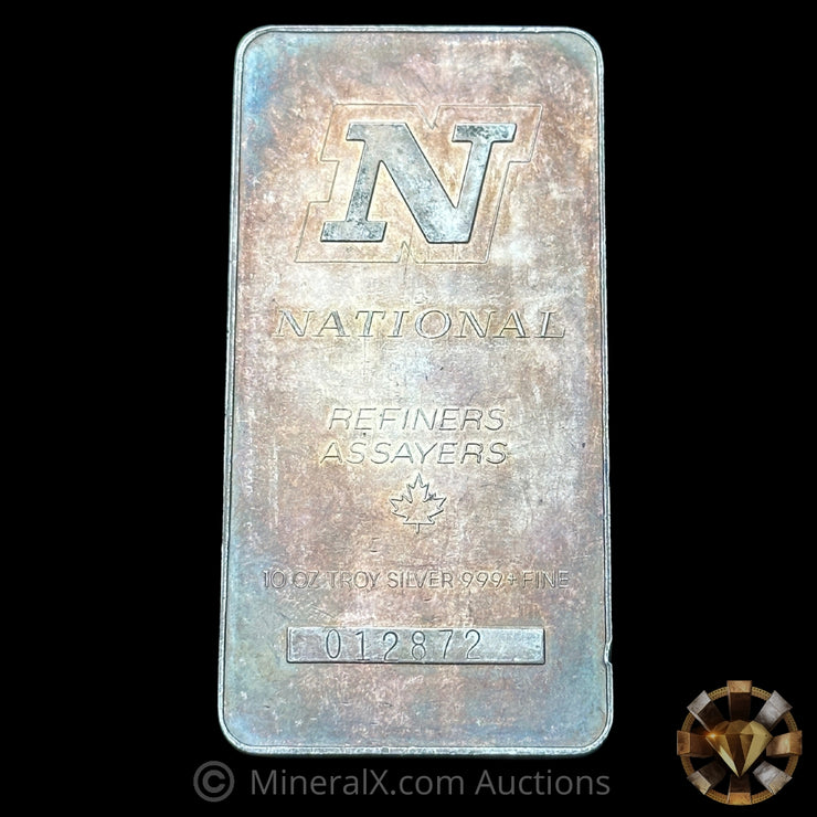 10oz National Assayers & Refiners Vintage Silver Bar