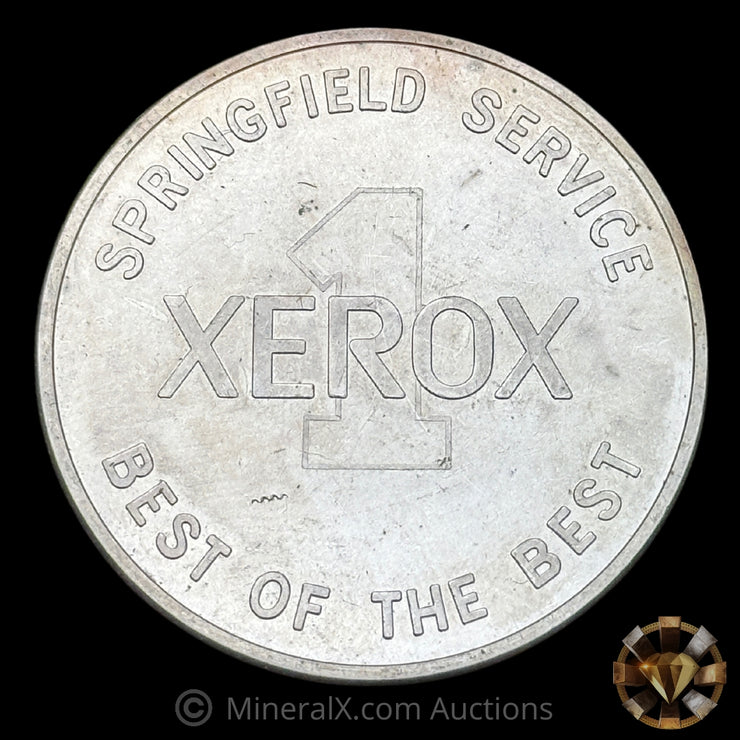 1oz Engelhard Xerox "Springfield Service Best of The Best" Vintage Silver Coin