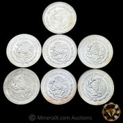 x7 1oz Mexican Libertad Silver Coins