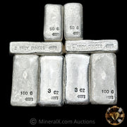 19.65oz Misc Modern Poured Silver Bar Lot