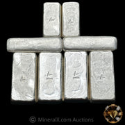 19.65oz Misc Modern Poured Silver Bar Lot