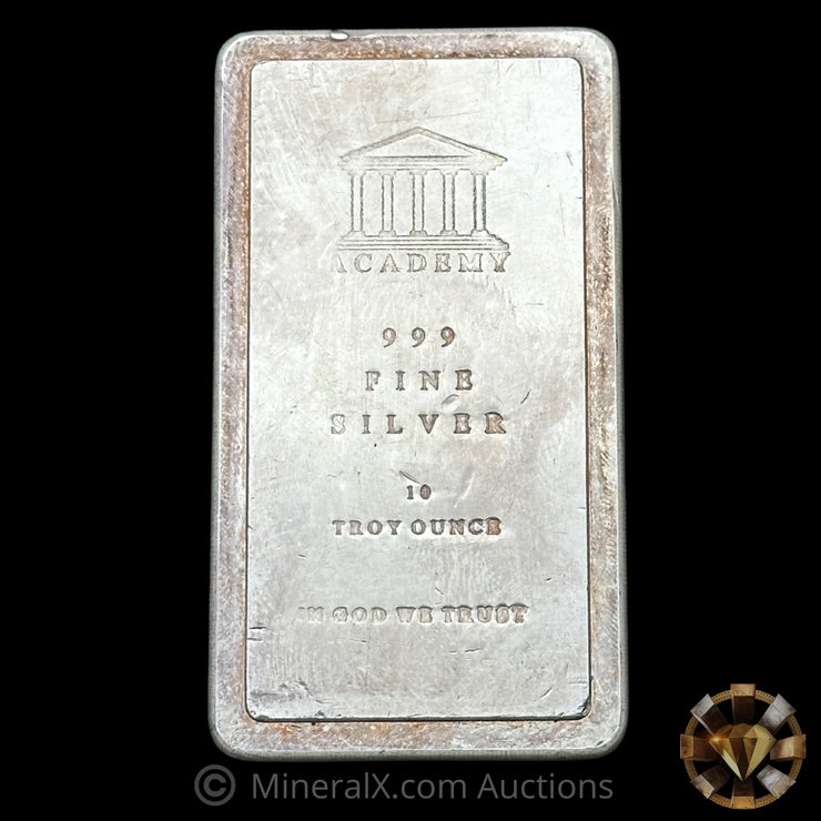 10oz Academy Vintage Silver Stacker Bar