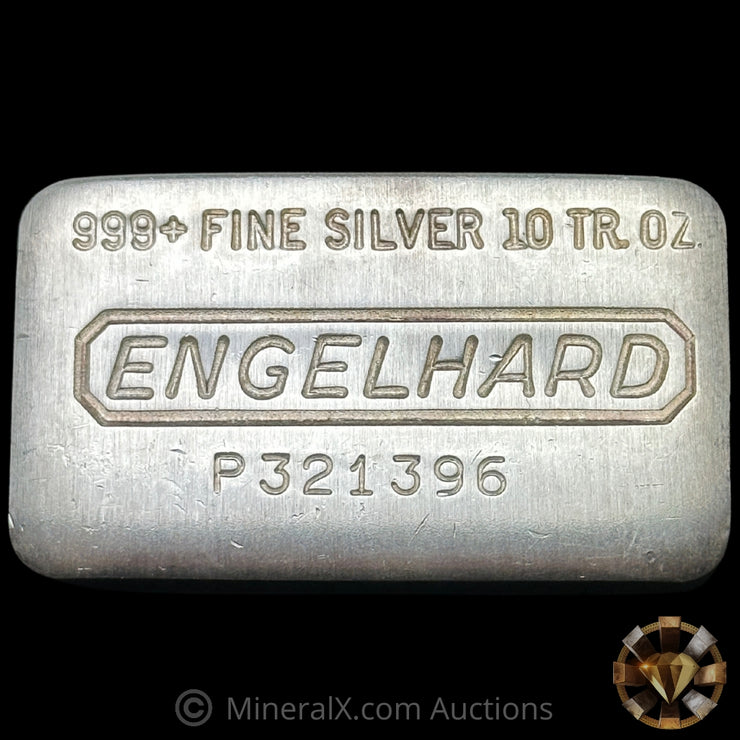 10oz Engelhard P Loaf Vintage Silver Bar