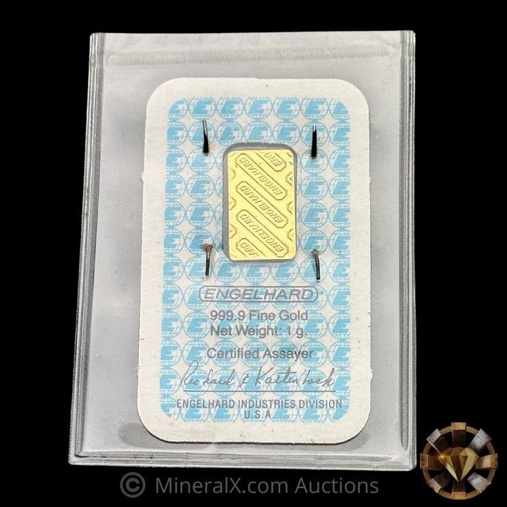 1g Engelhard Vintage Gold Bar