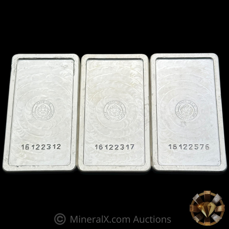 x3 10oz Scottsdale Silver Stacker Bars