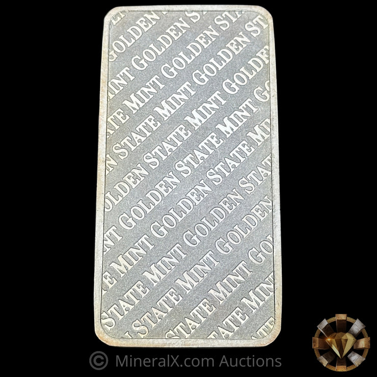 10oz Golden State Mint Vintage Silver Bar