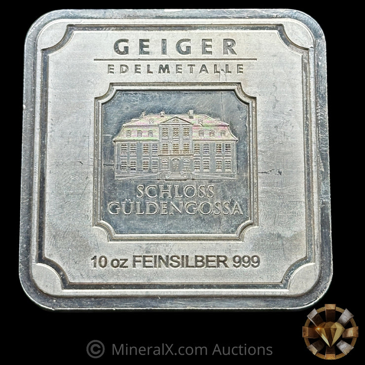 10oz Geiger Edelmetalle Silver Bar