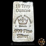 10oz Monarch Precious Metals Silver Bar