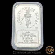 1oz Engelhard Liberty Trade Silver Vintage Silver Bar