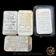 x4 1oz Misc Vintage Silver Bars