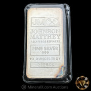 10oz Johnson Matthey JM Vintage Silver Bar