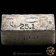 25.1oz Academy Vintage Silver Bar With CSRCO Counterstamp