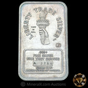 5oz Engelhard Liberty Trade Silver MTB Bank Vintage Silver Bar