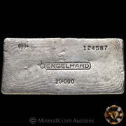 20oz Engelhard 7th Series Bull Logo Vintage Silver Bar