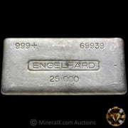 25oz Engelhard 6th Series Vintage Silver Bar With Low Serial For The Variety