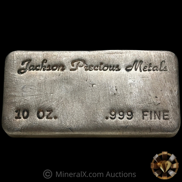 10oz Jackson Precious Metals JPM Vintage Silver Bar