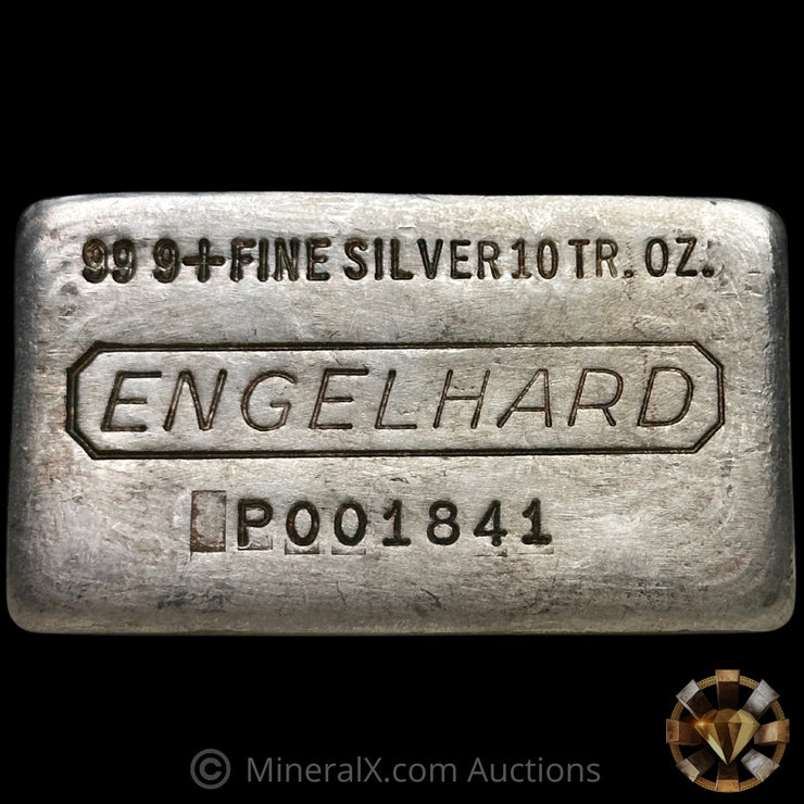 10oz Engelhard 7th Series (Early Production) Vintage Silver Bar