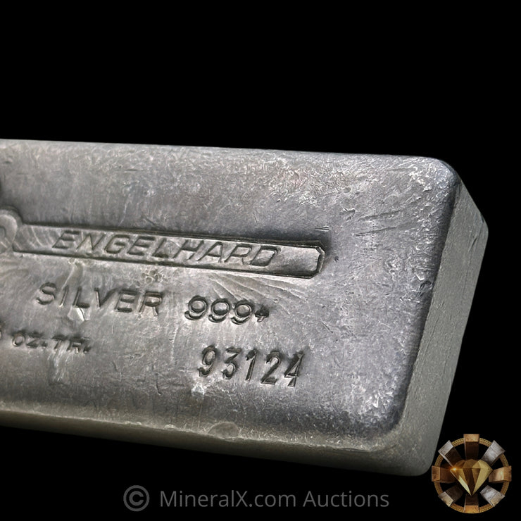 16.075oz (1/2 Kilo) Engelhard Bull Logo Poured Variety Vintage Silver Bar