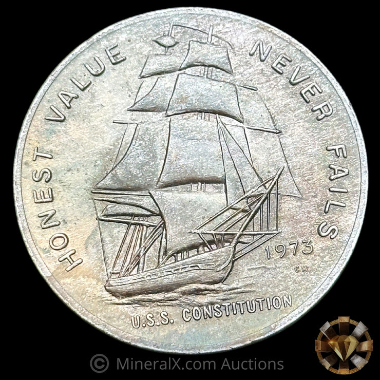 x50 1oz 1973 Constitutional Mint "Honest Value Never Fails" Vintage Silver Coin Lot (50oz Total)