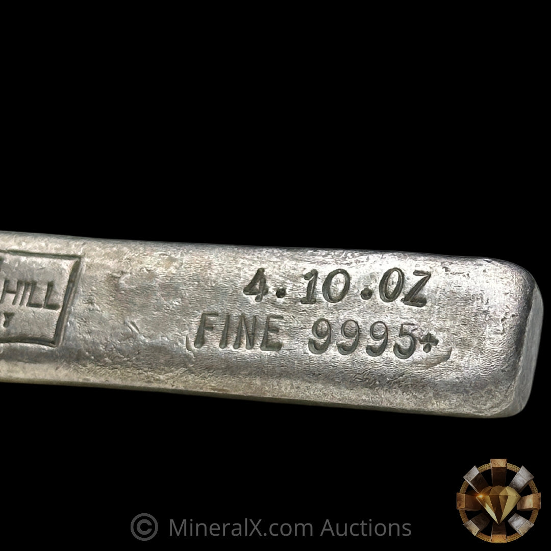 銀の打ち物 4.10oz The Bunker Hill Company Vintage Silver Bar – MineralX