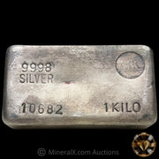 Kilo ABC Australian Bullion Company Vintage Silver Bar