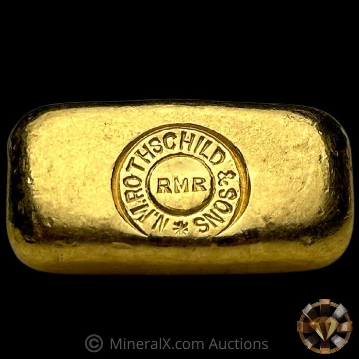 1oz N M Rothschild & Sons RMR Early "995.0" Fineness Vintage Gold Bar
