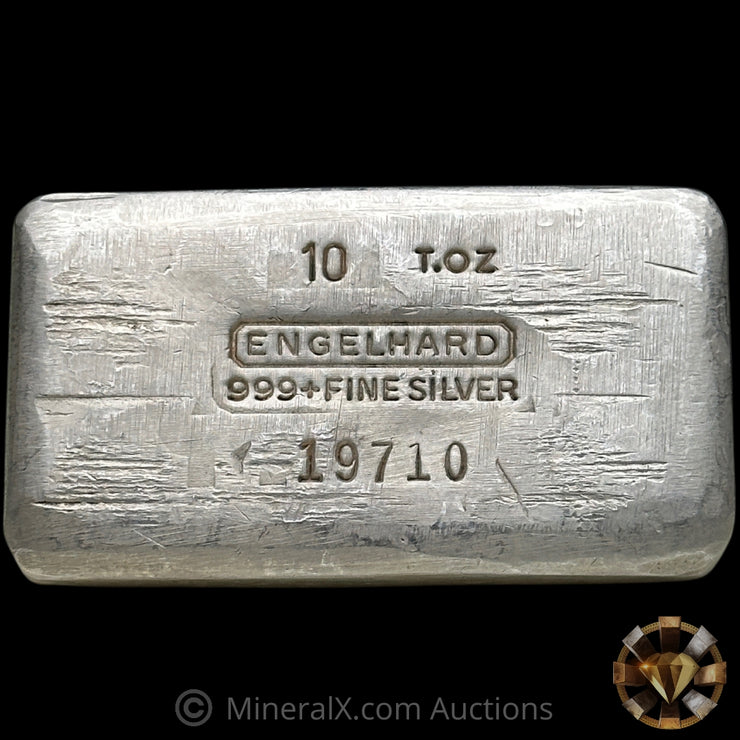 10oz Engelhard 5th Series t.oz Vintage Silver Bar
