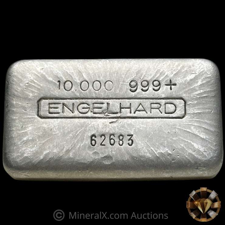 10oz Engelhard 5 Digit Vintage Silver Bar