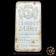 10oz Hauser Miller Vintage Silver Bar