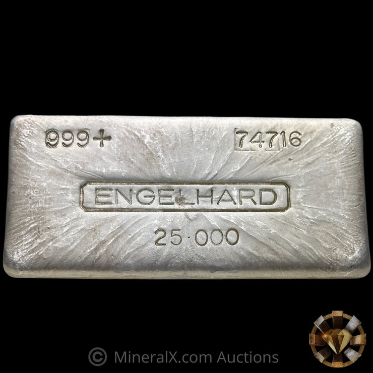 25oz Engelhard 6th Series Vintage Silver Bar