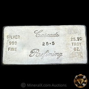 25.10oz Cascade Refining Vintage Silver Bar
