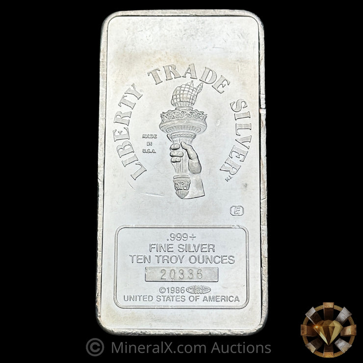 10oz Engelhard Liberty Trade Silver Vintage Silver Bar