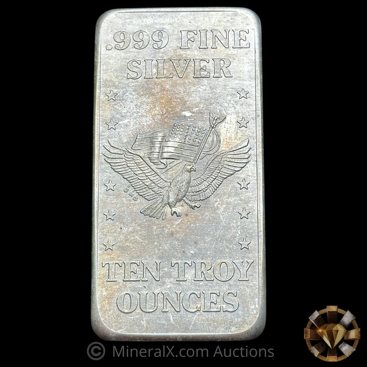 10oz 1981 US Stockpile Silver Eagle Vintage Silver Bar