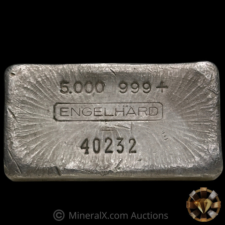 5oz Engelhard 4th Series Vintage Silver Bar
