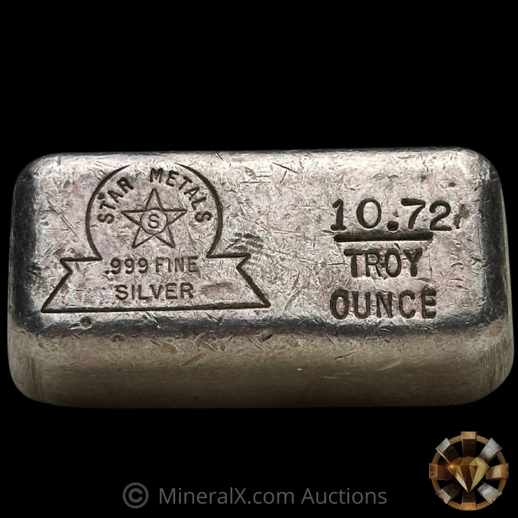 10.72oz Star Metals Vintage Silver Bar