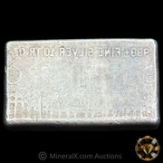 10oz Engelhard Waffleback Vintage Silver Bar With Reverse Convex Stamp