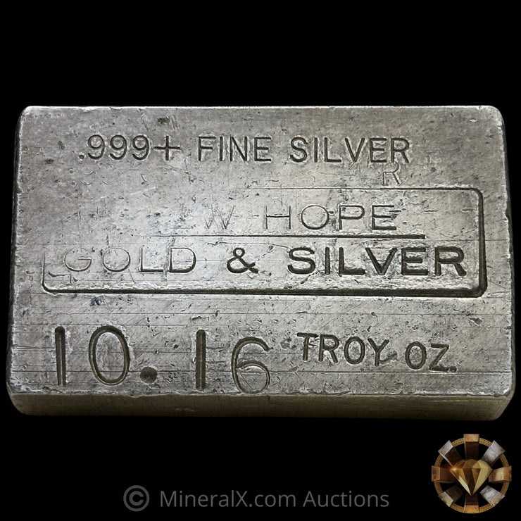 10.16oz New Hope Gold & Silver Vintage Silver Bar
