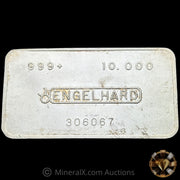 10oz Engelhard No Dot Bull Logo Vintage Silver Bar