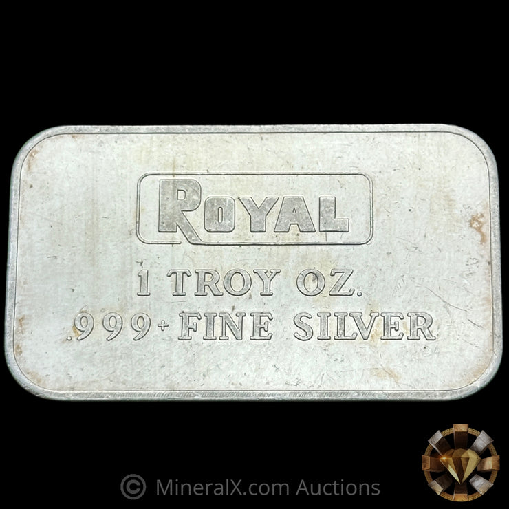1oz Royal Vintage Silver Bar