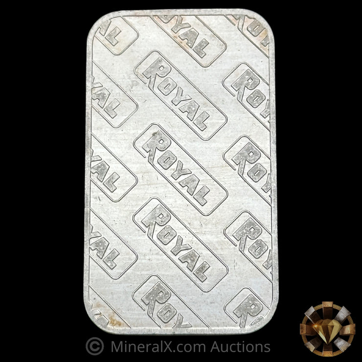 1oz Royal Vintage Silver Bar