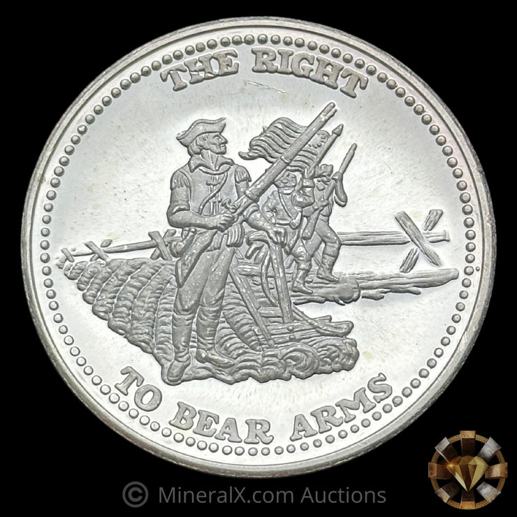 1oz Johnson Matthey JM Freedom Vintage Silver Coin