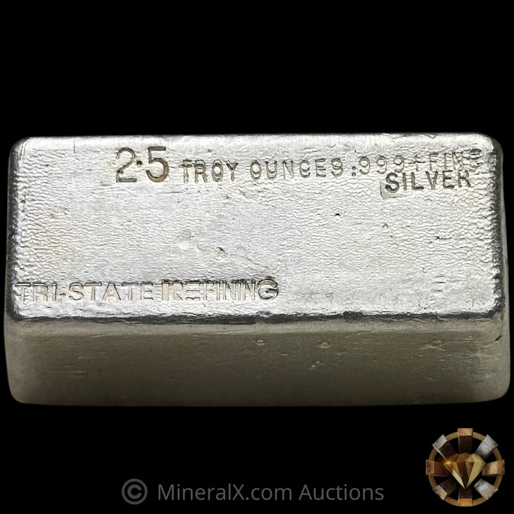 25oz Tri State Refining Vintage Silver Bar