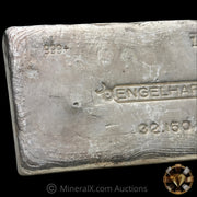 32.150oz (Kilo) Engelhard 2nd Series Bull Logo Vintage Silver Bar