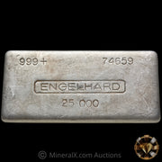 x2 25oz Engelhard 6th Series Vintage Silver Bars With Sequential Serials