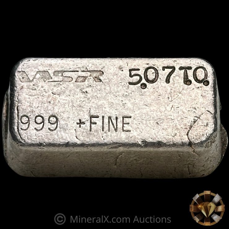 5.07oz WSR Western States Refining Vintage Silver Bar